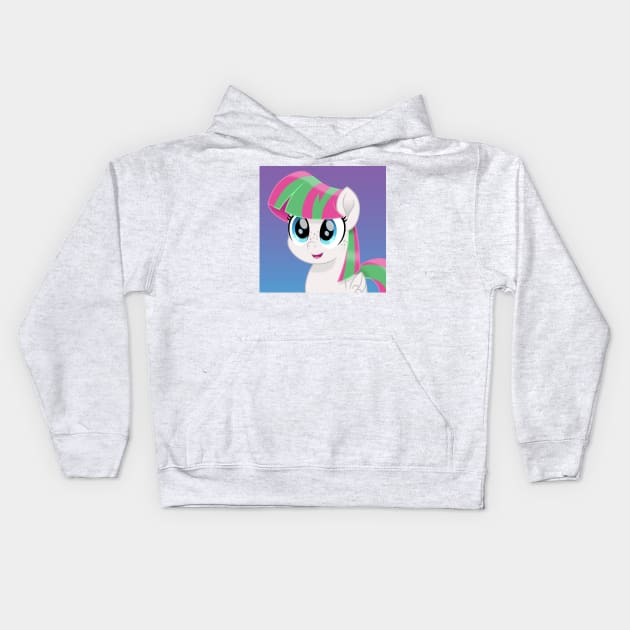 Blossomforth portrait Kids Hoodie by CloudyGlow